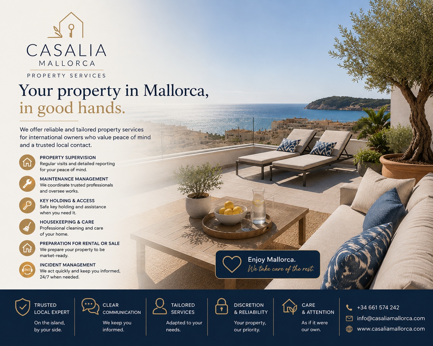 Immobiliendienstleistungen auf Mallorca für internationale Hausbesitzer